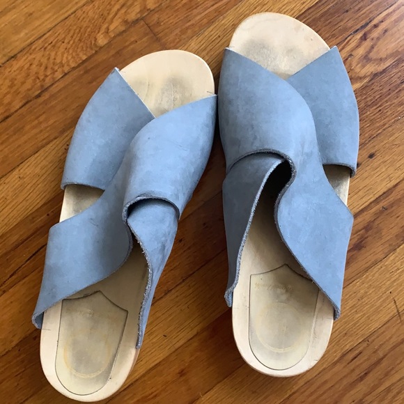 No.6 Suede Frida Flat Clog - Picture 13 of 16